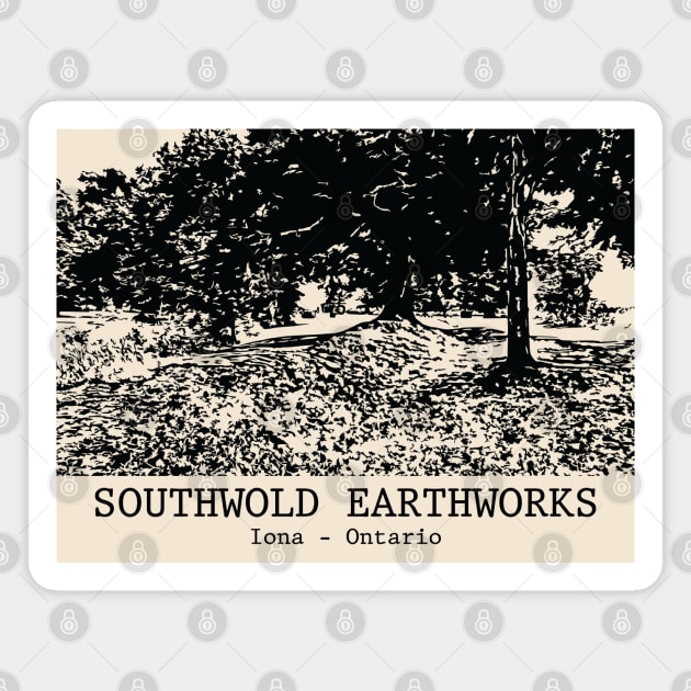 Southwold Earthworks - Iona ON Magnet by Lakeric